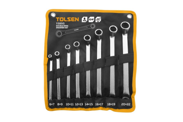 Double-sided wrenches, 8 pcs