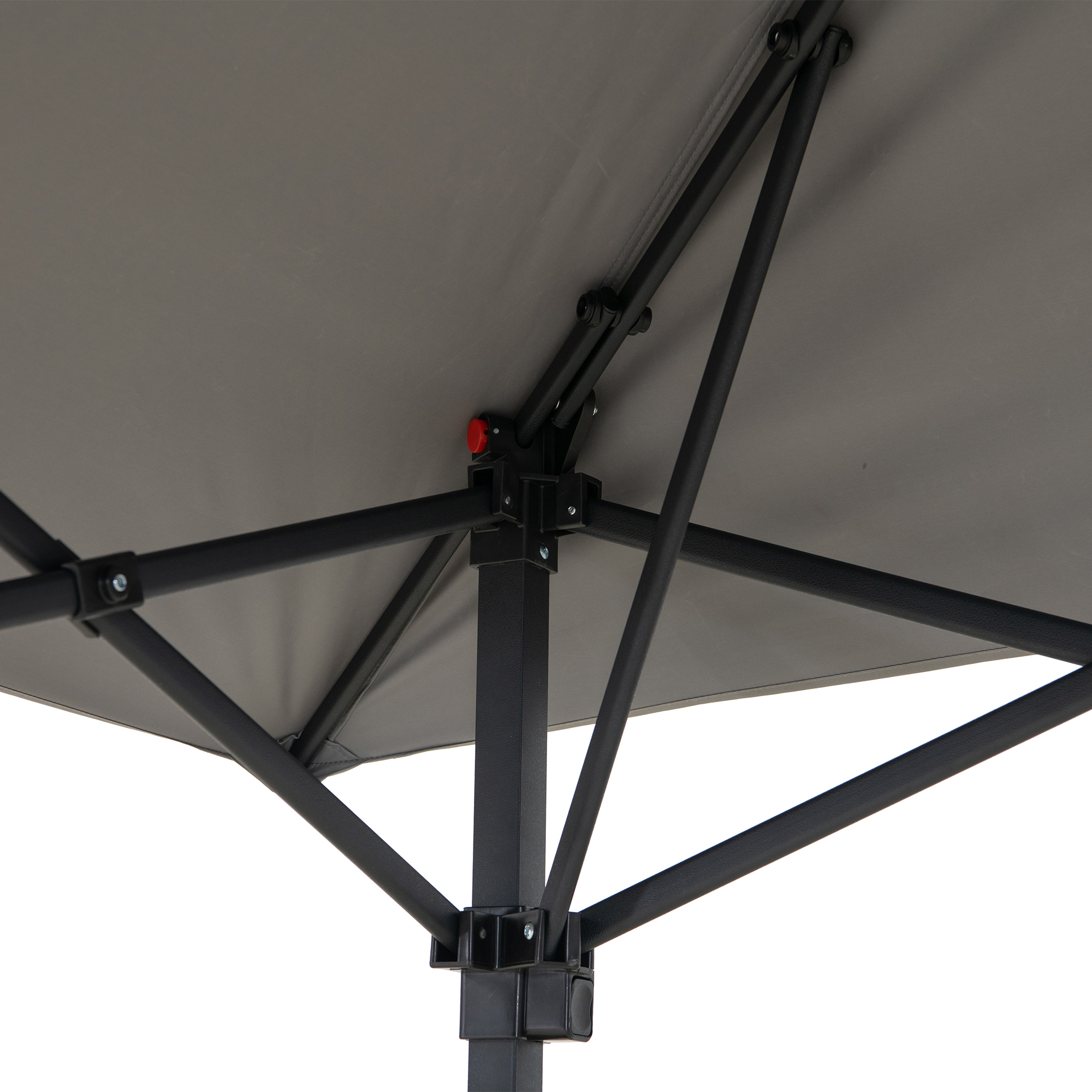 CINTO 250 x 160 cm Grill Gazebo mit Light, grau