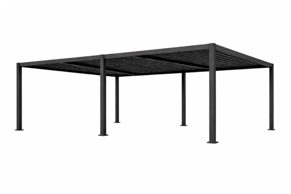 Bioklimatische Pergola 3x5.9 m, Aluminium/Stahl
