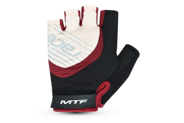 Damen-Radfahrhandschuhe MTF, burgunderrot/rosa, S