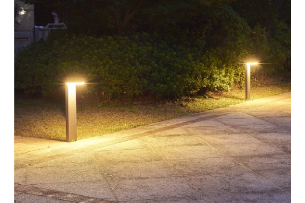 Solar post lighting mit sensor MILANO, schwarz