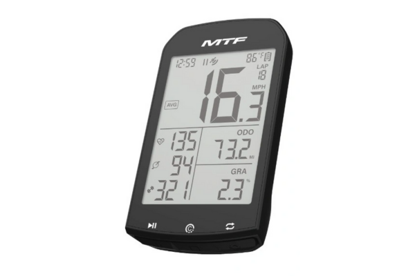 Fahrradcomputer MTF, GPS, kabellos
