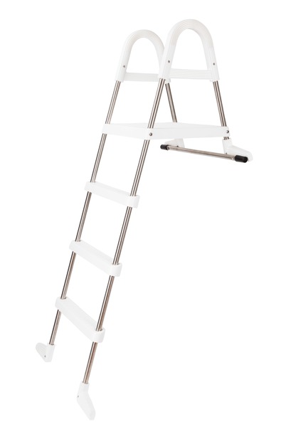 Azuro De Luxe stainless steel ladder 3-steps - for inground pool up to 1.20m height