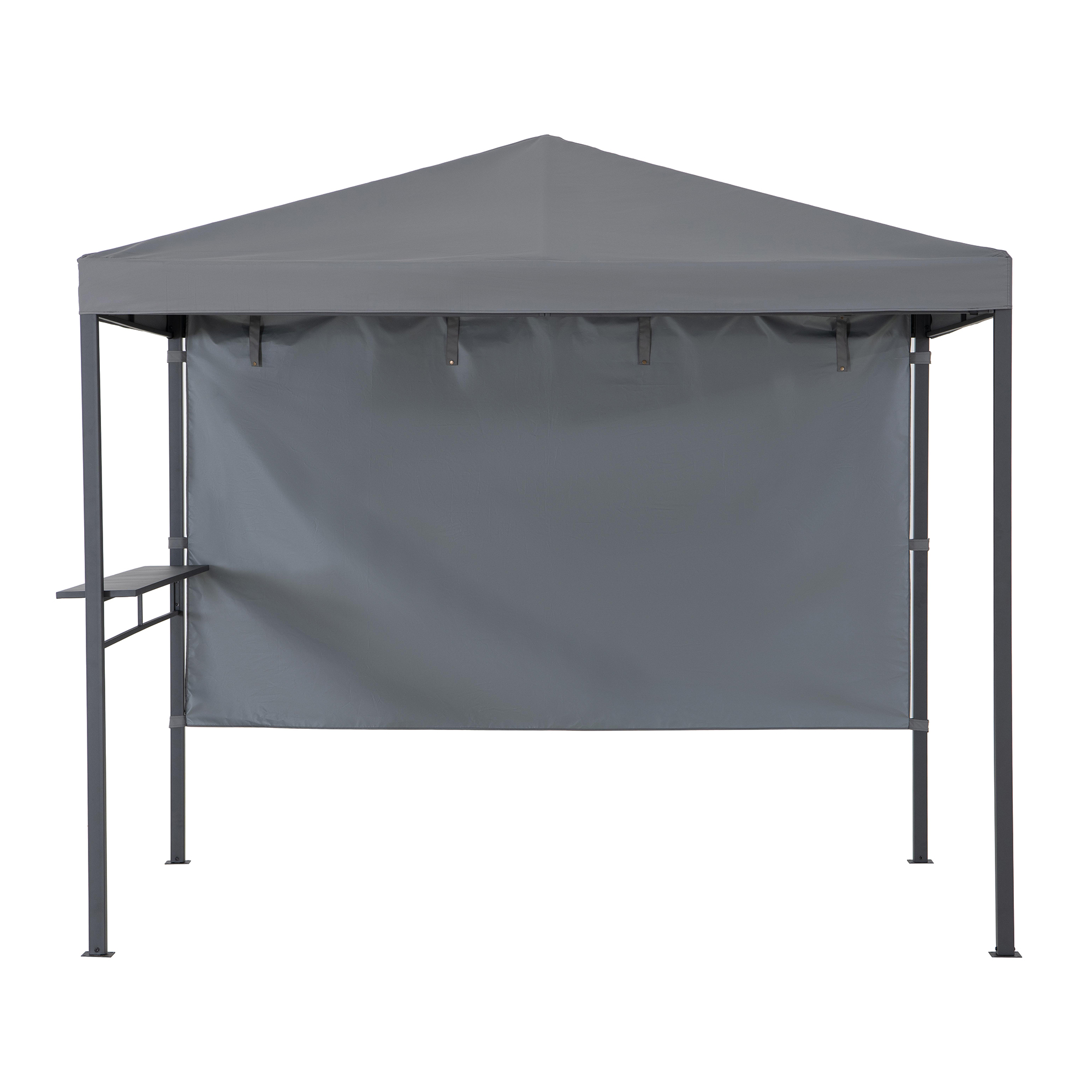 Kabru 220 x 280 cm grau Hot Tub Gazebo