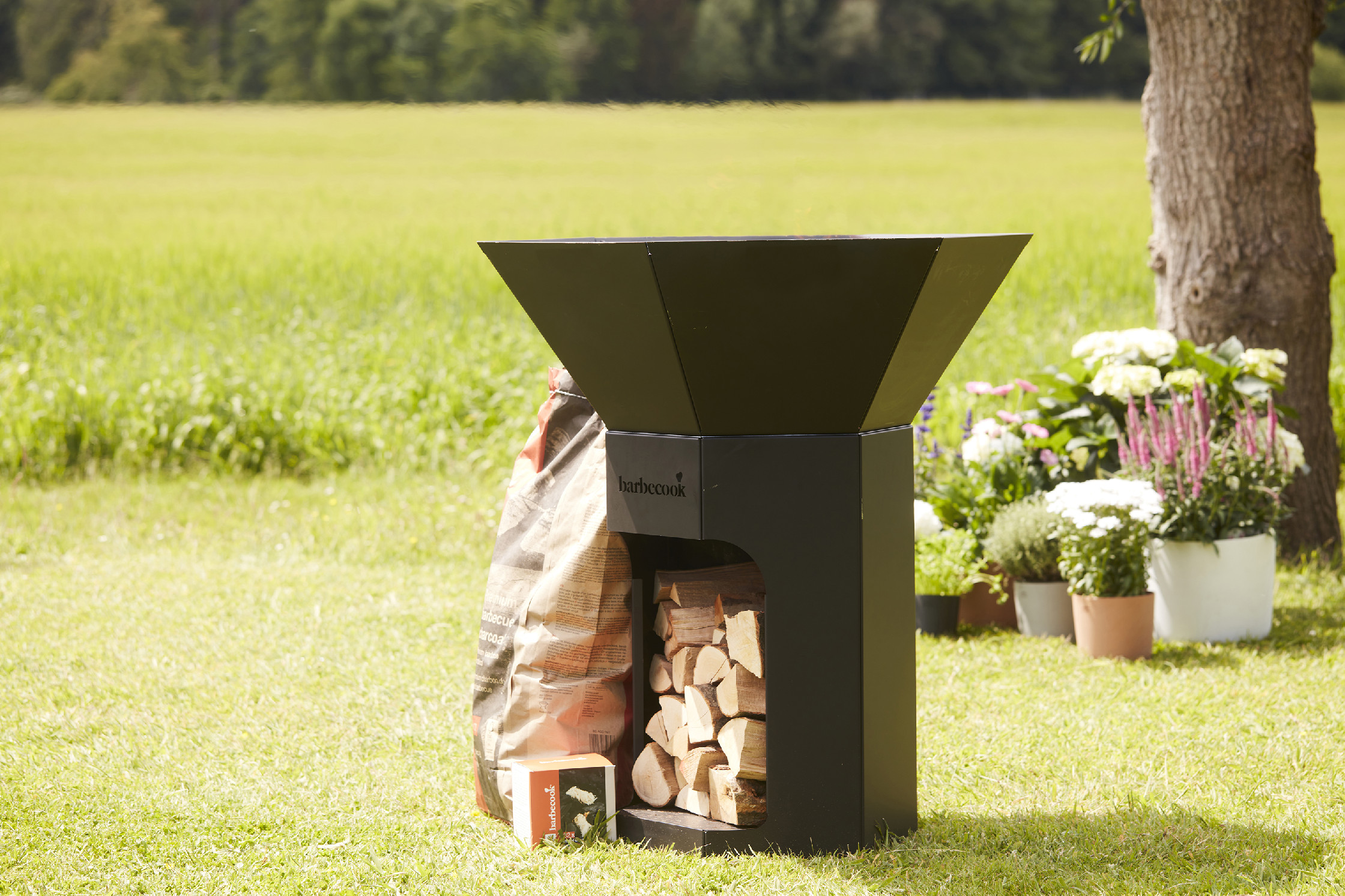 Barbecook Nestor Original steel wood barbecue schwarz