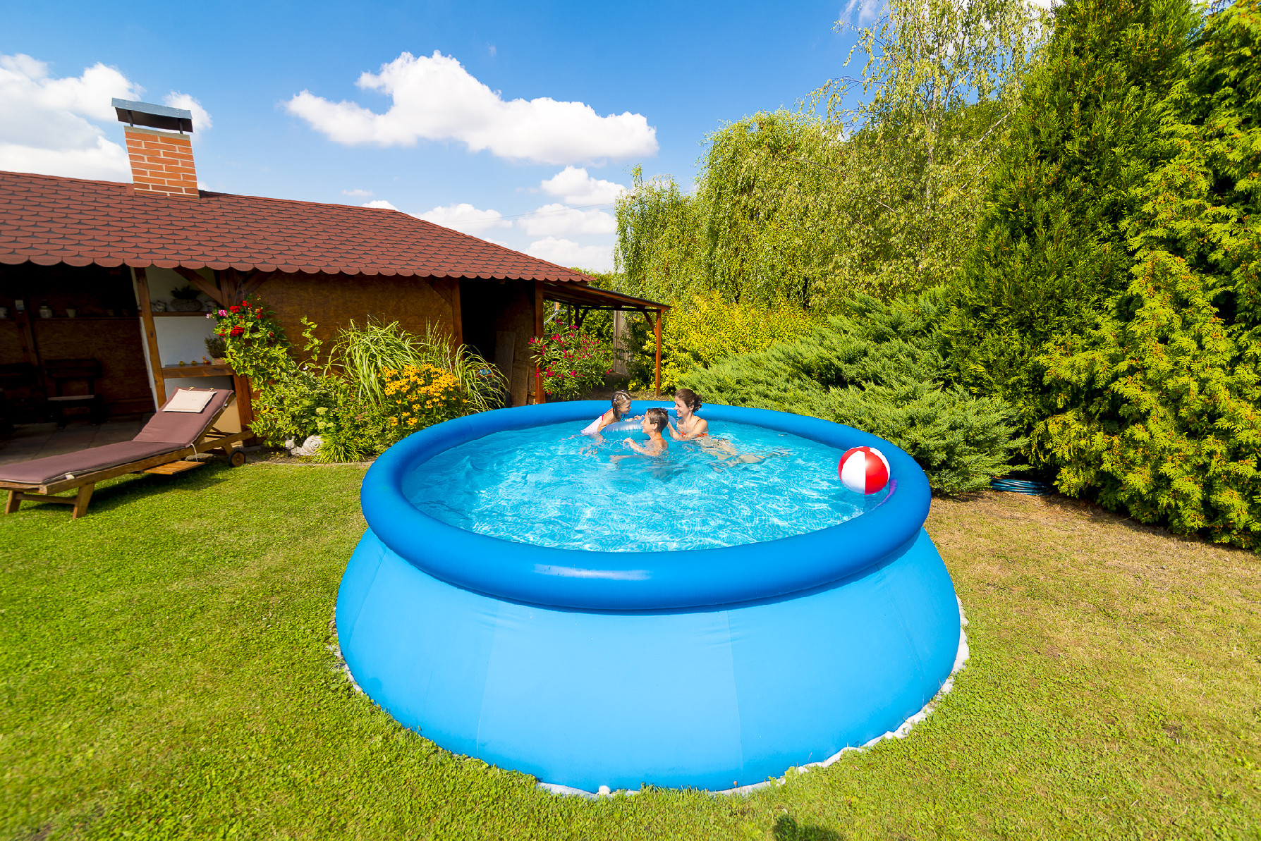 Quick-Set-Pool - 3.05m x 76cm mit Kartuschenfilterpumpe 220V - 2,2m3