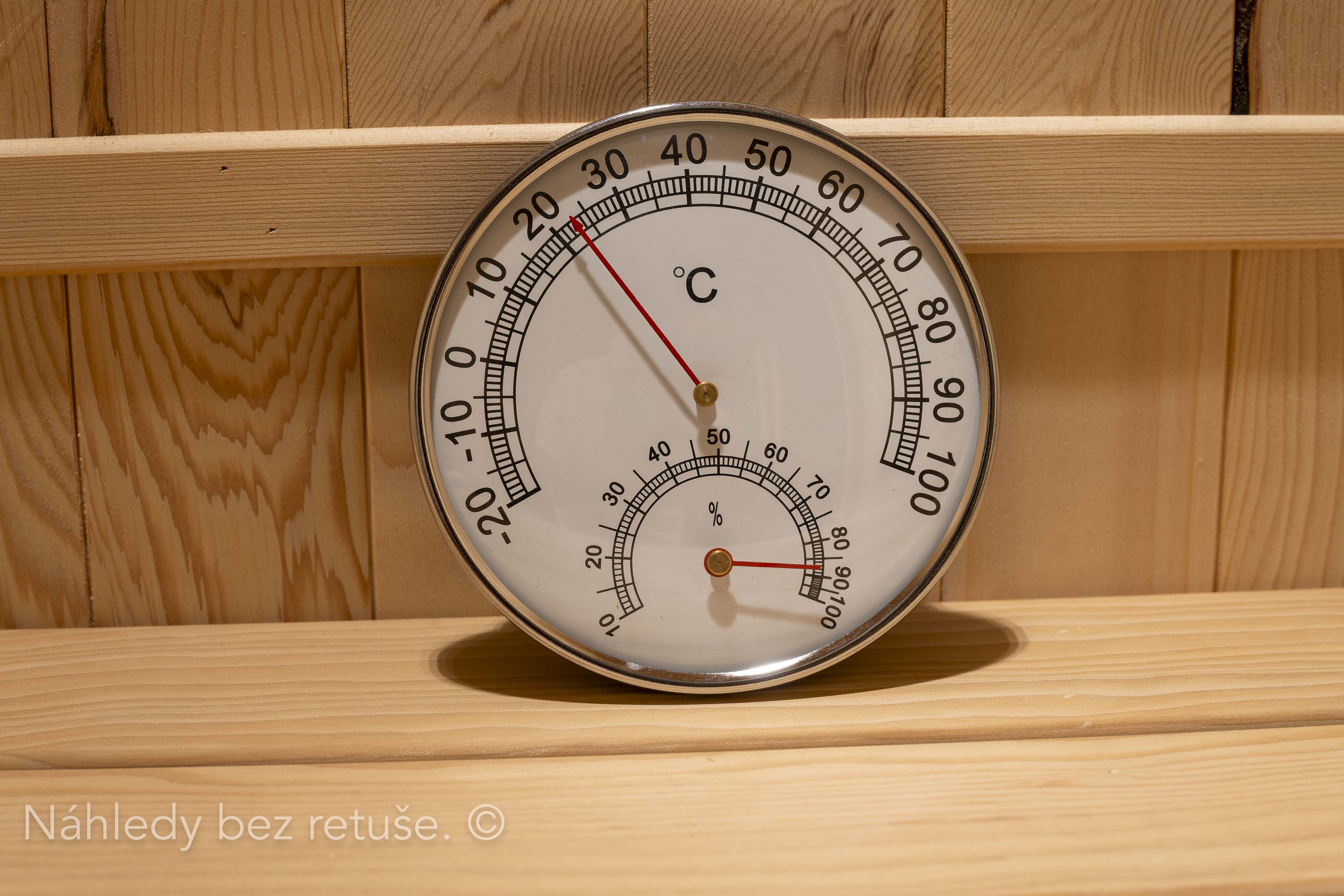 Sauna thermometer mit hygrometer