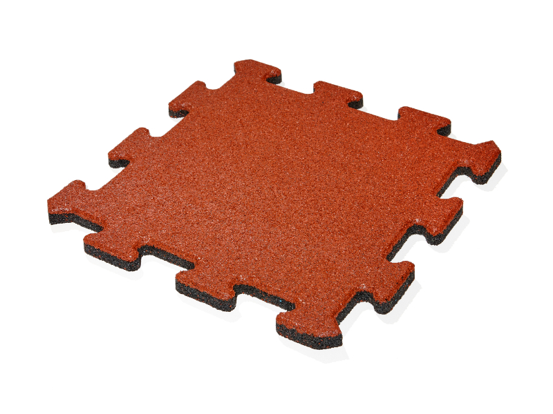 Gummifliese MAX3 – rot PUZZLE