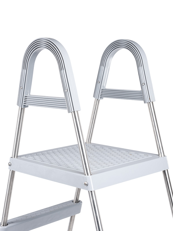 Azuro De Luxe Edelstahlleiter 3-steps - ANTHRACITE- für Pools bis 1,20m Höhe