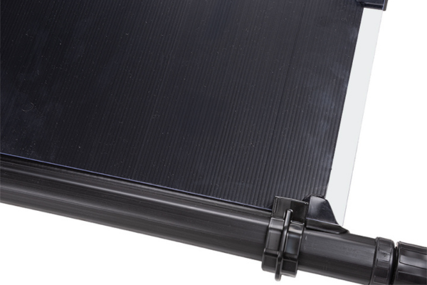 Solar collector mini LUX 0,35 m² - 10 x 86 x 100 cm (pair of legs, connecting material included)