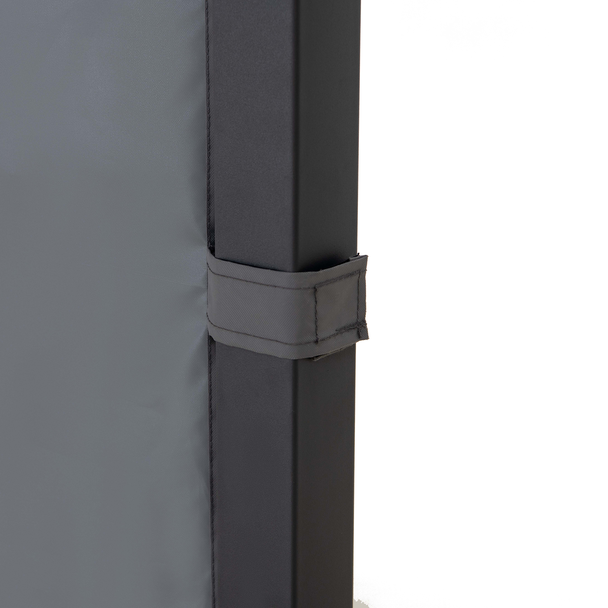 Kabru 220 x 280 cm grau Hot Tub Gazebo