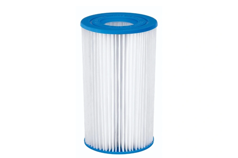 ELITE Wicker-Rahmenpool - 4.57 x 1.22m, Wicker (double rattan) design mit windows, mit Filterpumpe 12 V - 3.8 m³,klappbare Sicherheitsleiter,deluxe maint. Kit, Abdeckung und Bodenplane