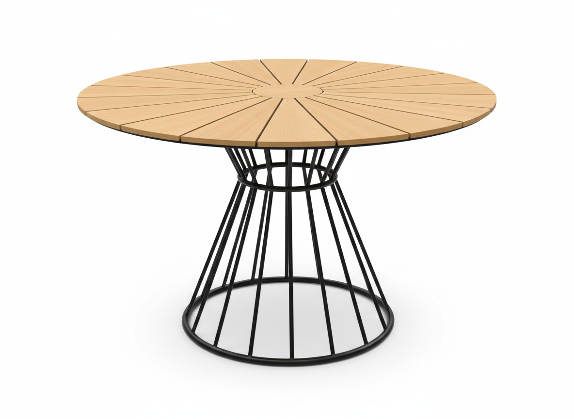 Aluminium garden table ARTUR schwarz