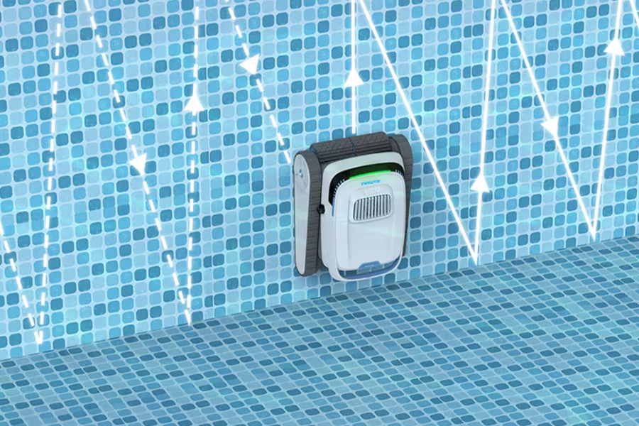 RobotVac Fraser Akku automatic robotic pool vacuum