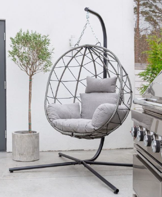 Hanging chair CASABLANCA schwarz