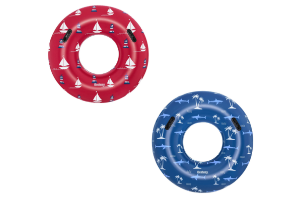 Nautical swim tube (red/ blau asst.)