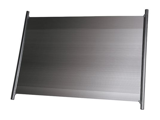 Solar heating panel 3,6m² - 1.2 x 3.0m (no valve, included fittings)
