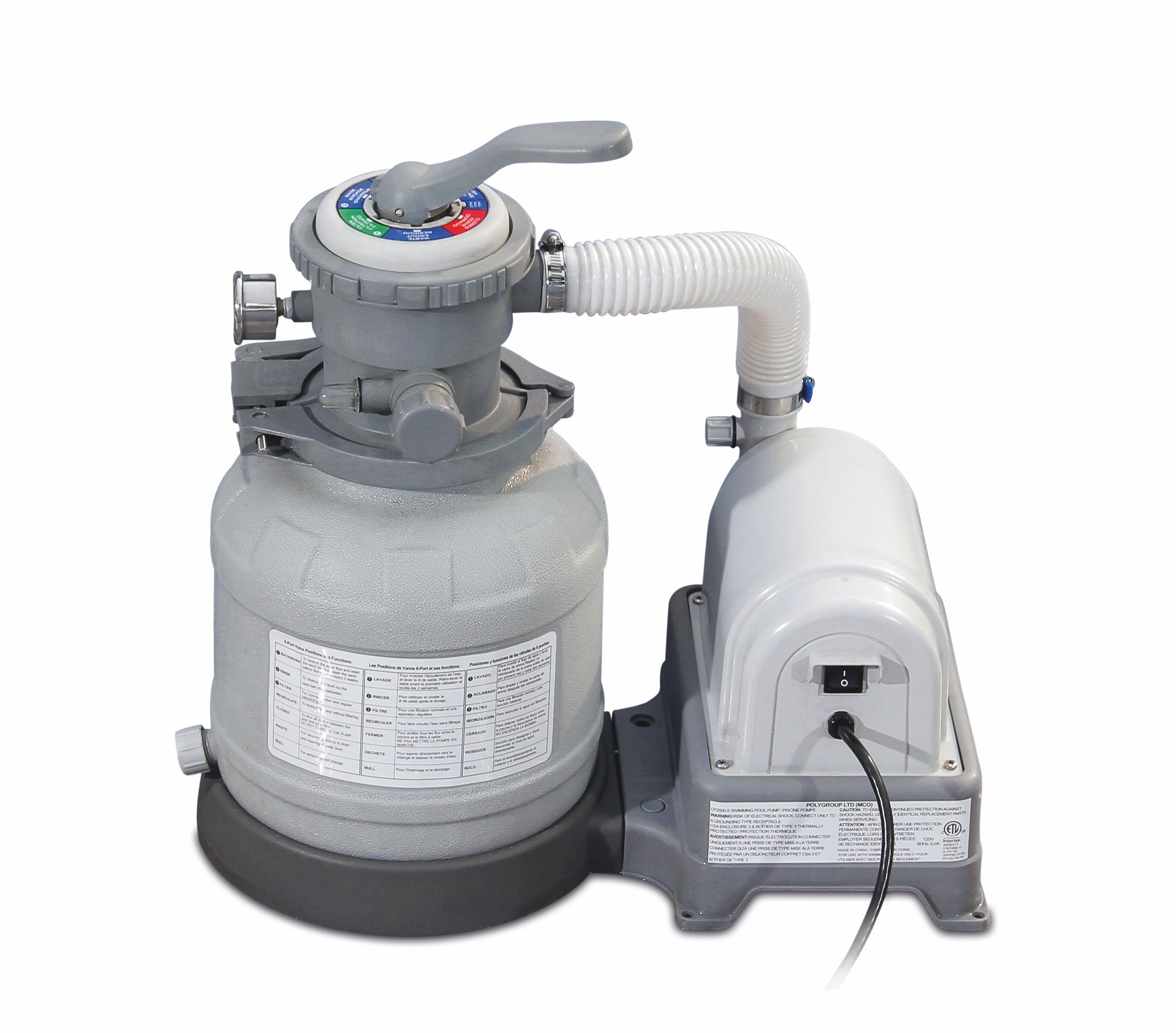 Sand filter 2 m³/h