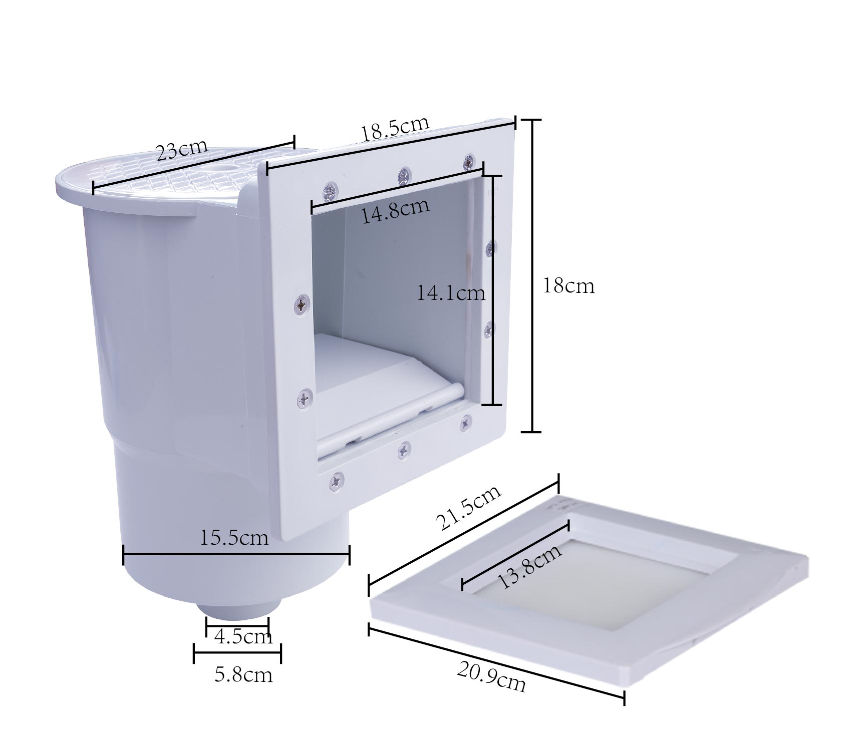 Skimmer Azuro De Luxe (inlet included)