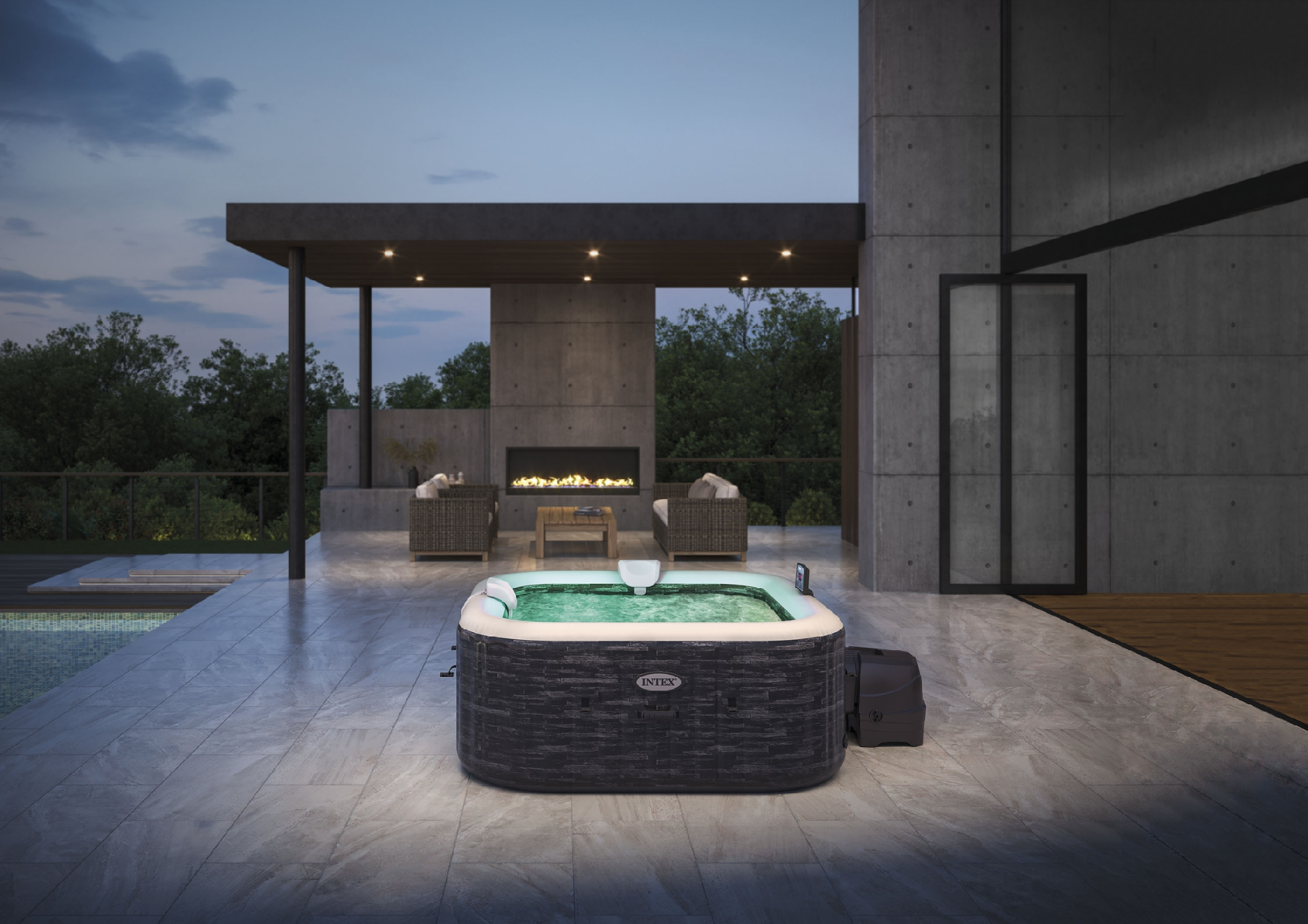 PURESPA Greystone DeLuxe HWS 1100