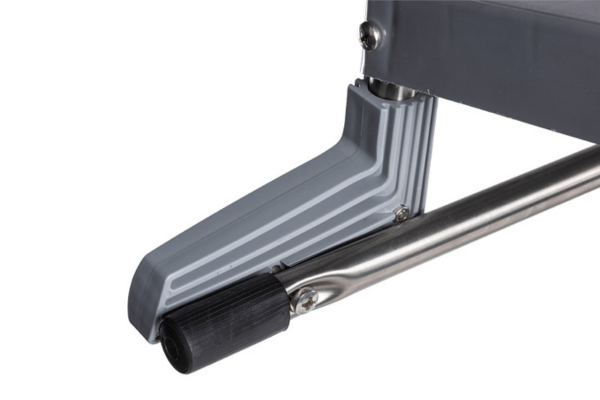 Azuro De Luxe Edelstahlleiter 3-steps - ANTHRACITE - für inground pool up to 1,20m Höhe
