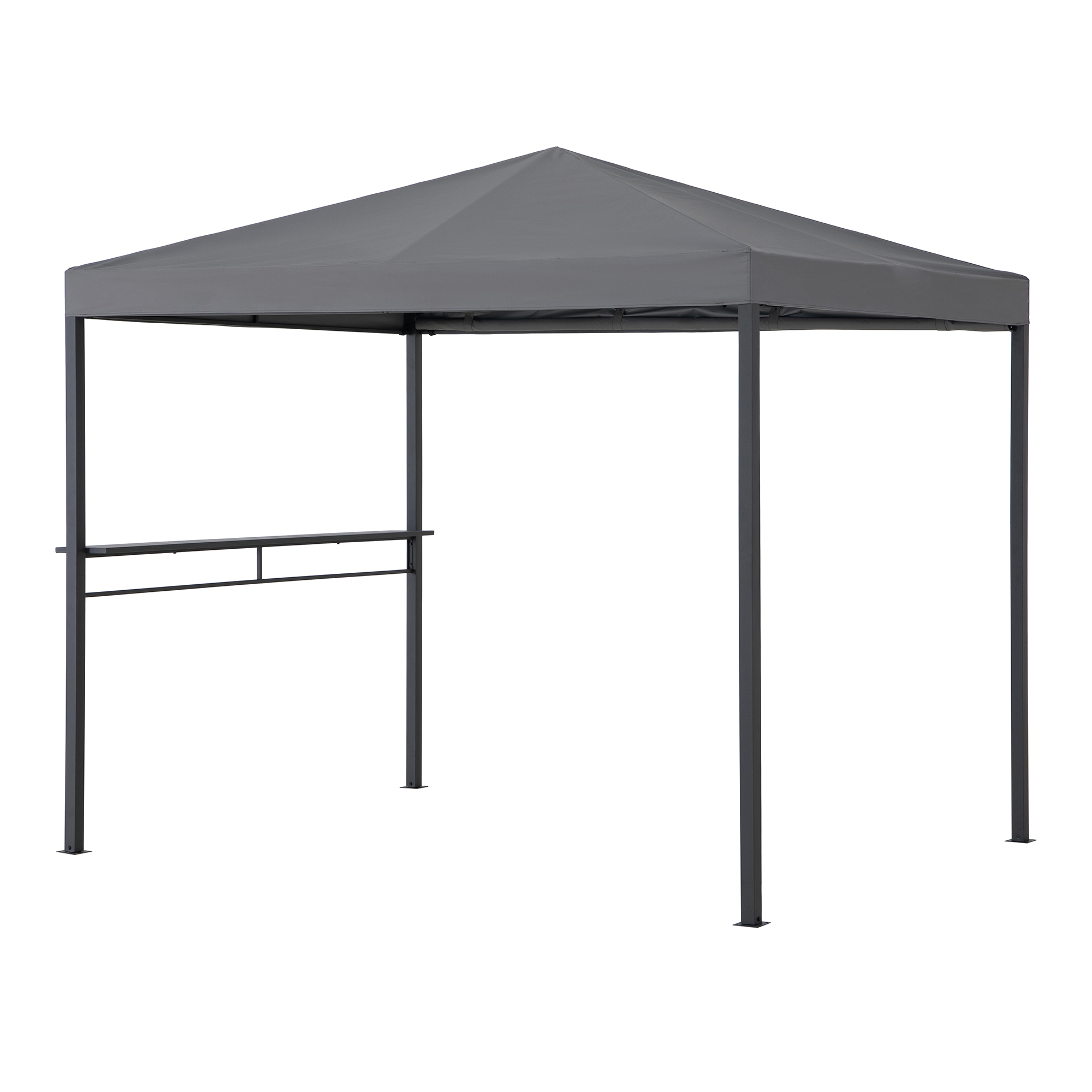 Kabru 220 x 280 cm grau Hot Tub Gazebo