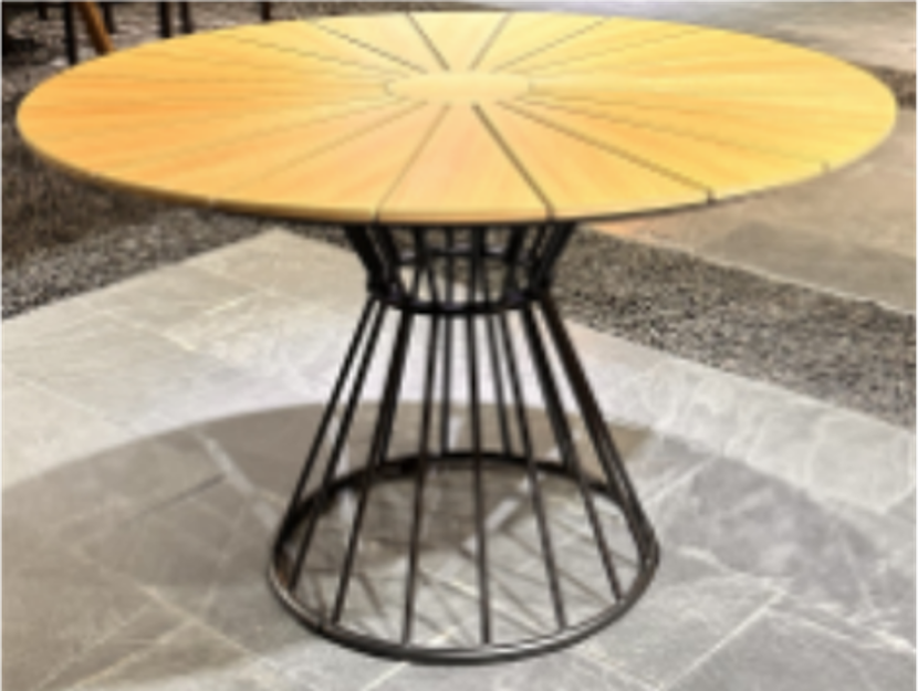 Aluminium garden table ARTUR schwarz