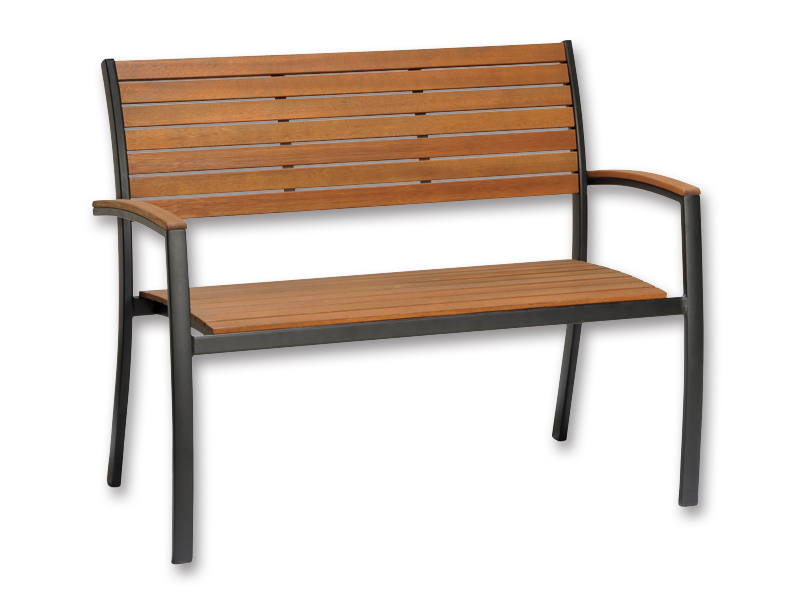 FLAMINGO - Bench with backrest