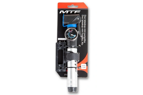 Mini-Fahrradpumpe, Aluminium