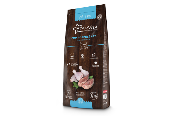 StarVita granules für Adult Dogs 12kg (chicken&fish)