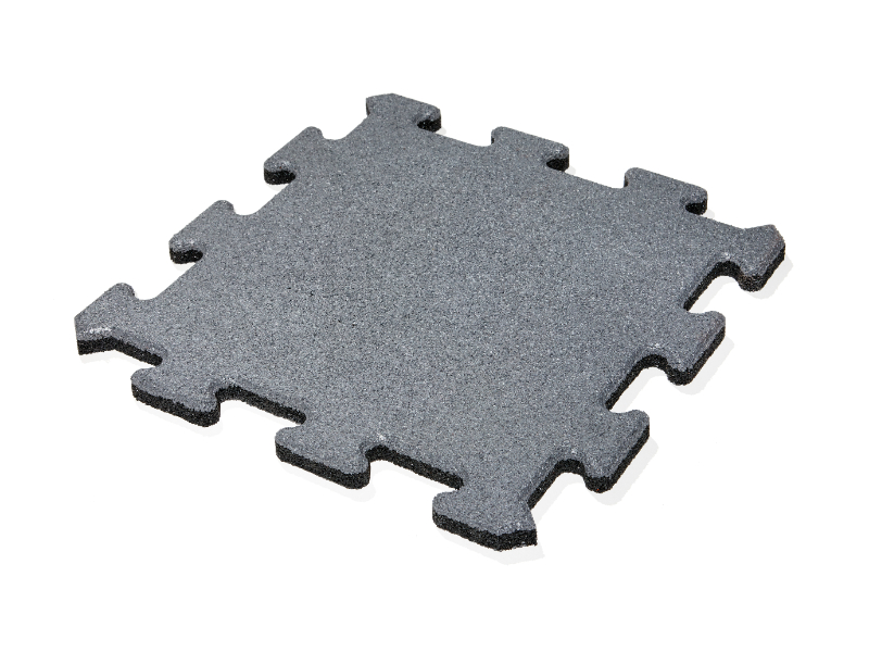 Gummifliese MAX3 – grau PUZZLE