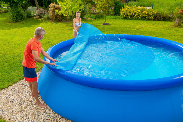 Solarabdeckung für Pool