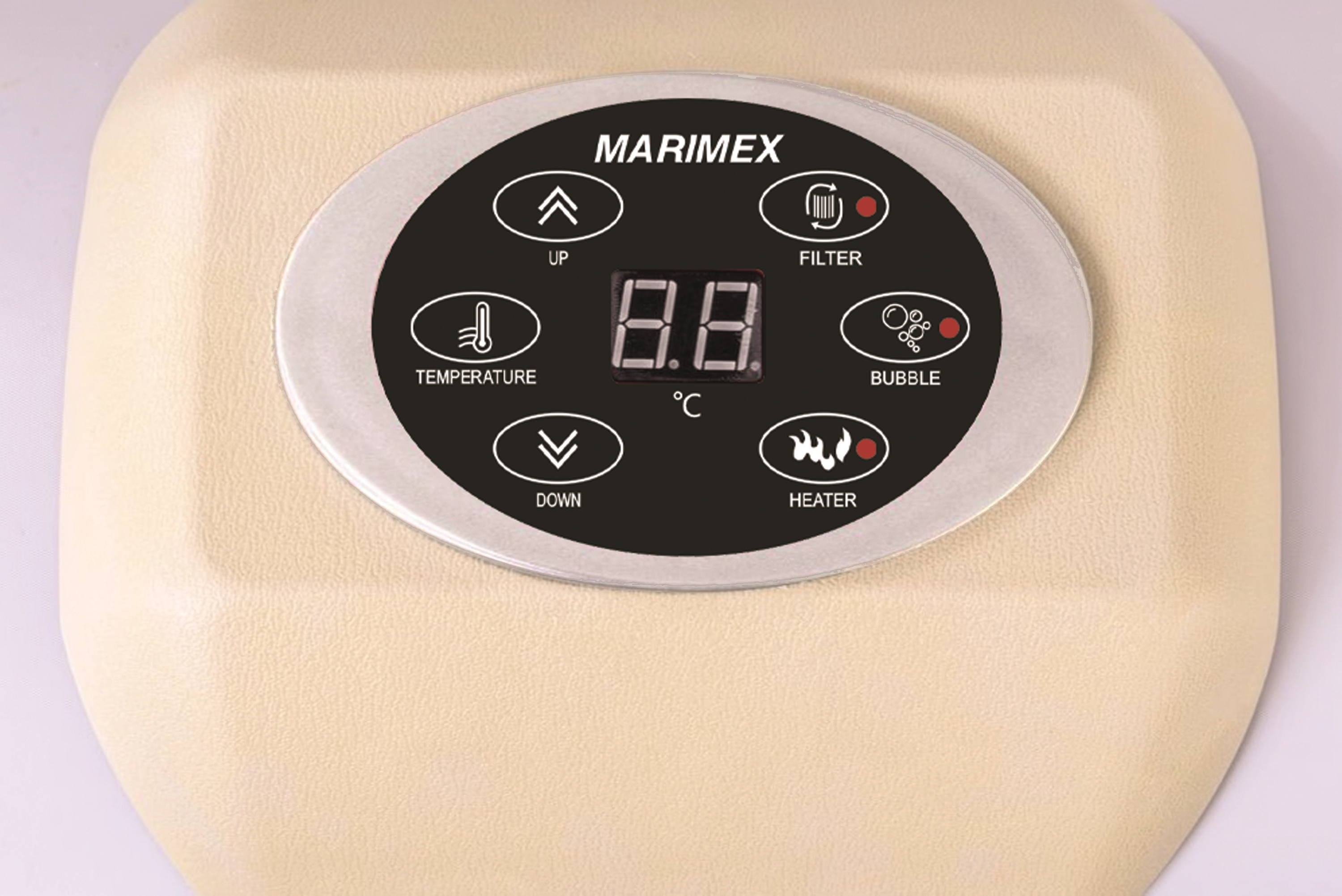 AQUAMAR 6793 beige octagon hot tub