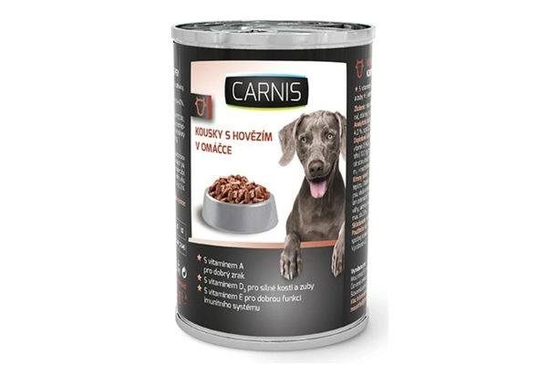 Carnis Dog canned Beef, 1240g
