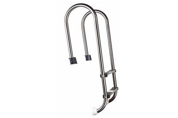 Stainless steel Leiter SLIM 2-steps - für pool over 0.90m Höhe