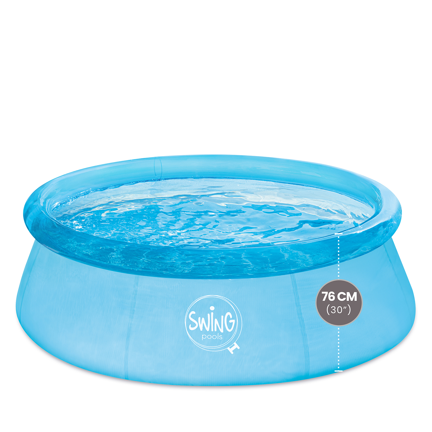 Quick-Set-Pool 2,44 x 0,76 m transparent