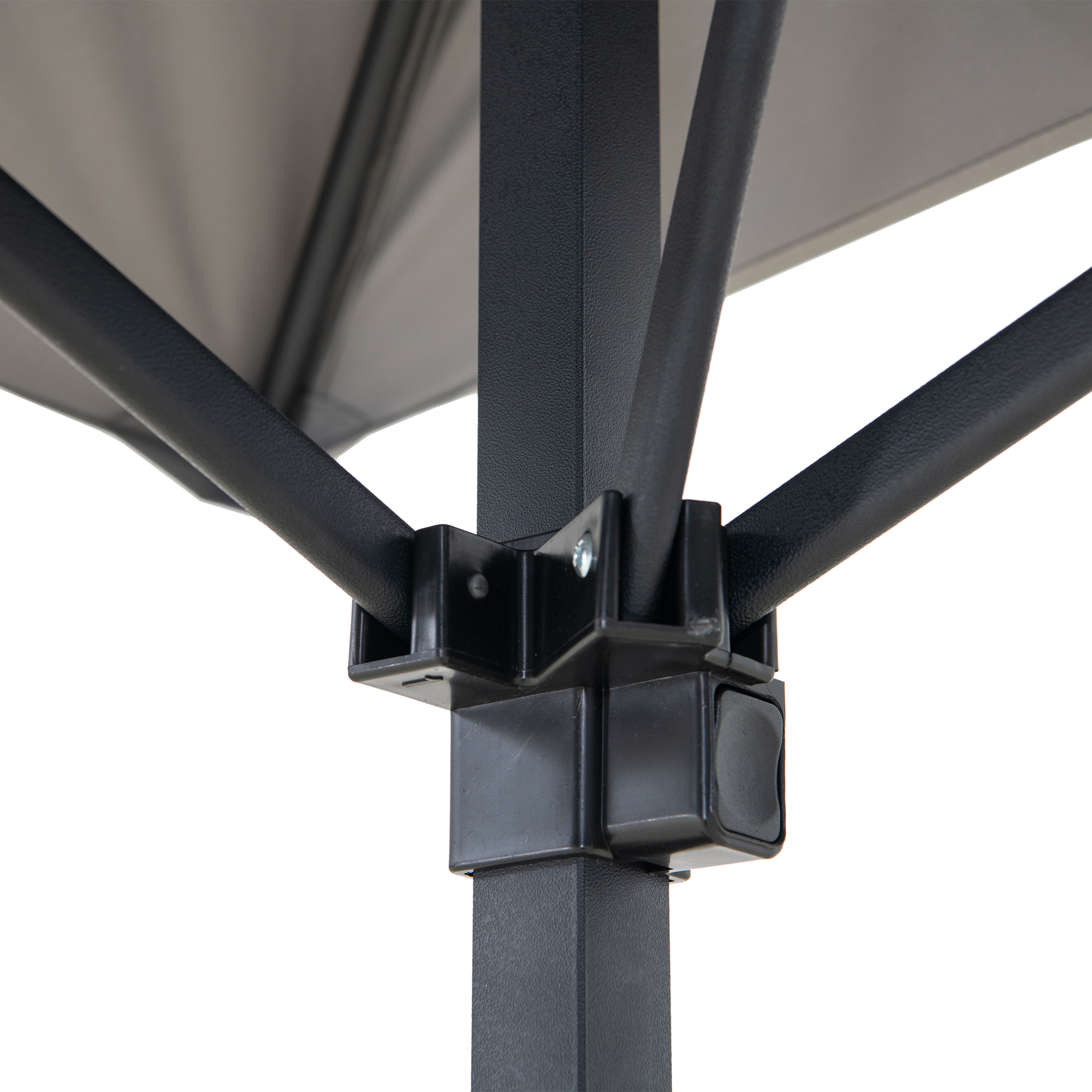 CINTO 250 x 160 cm Grill Gazebo mit Light, grau