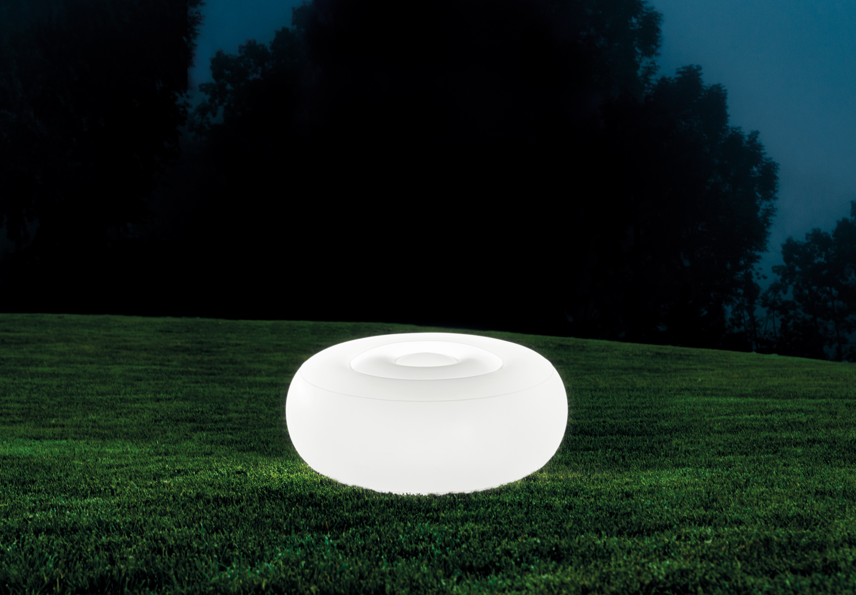 Floating LED light Ottoman