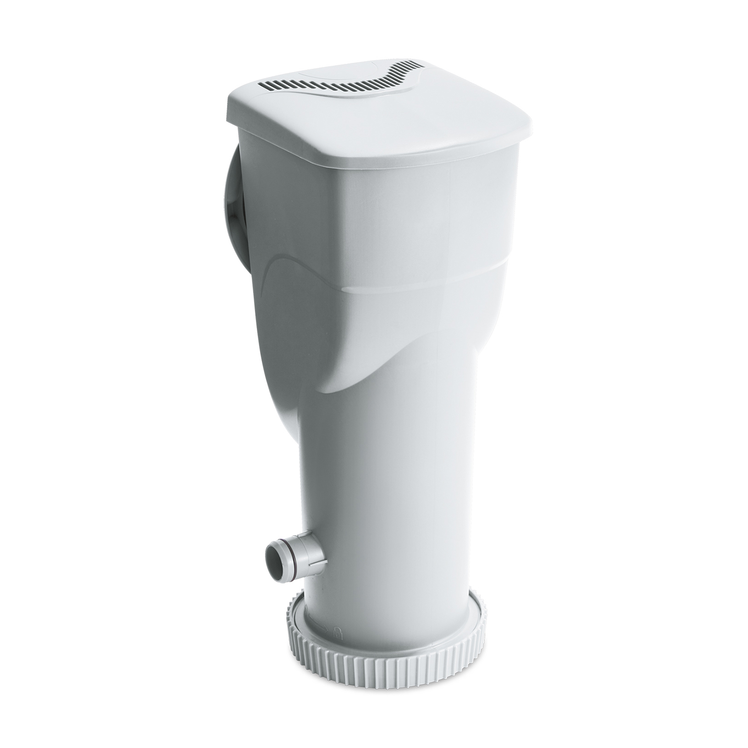 ELITE ovaler Metallrahmen-Pool - 6.10 x 3.66 x 1.22 m, mit Filterpumpe 12 V - 5.7 m³,Klappstufe, Abdeckung und Bodenplane