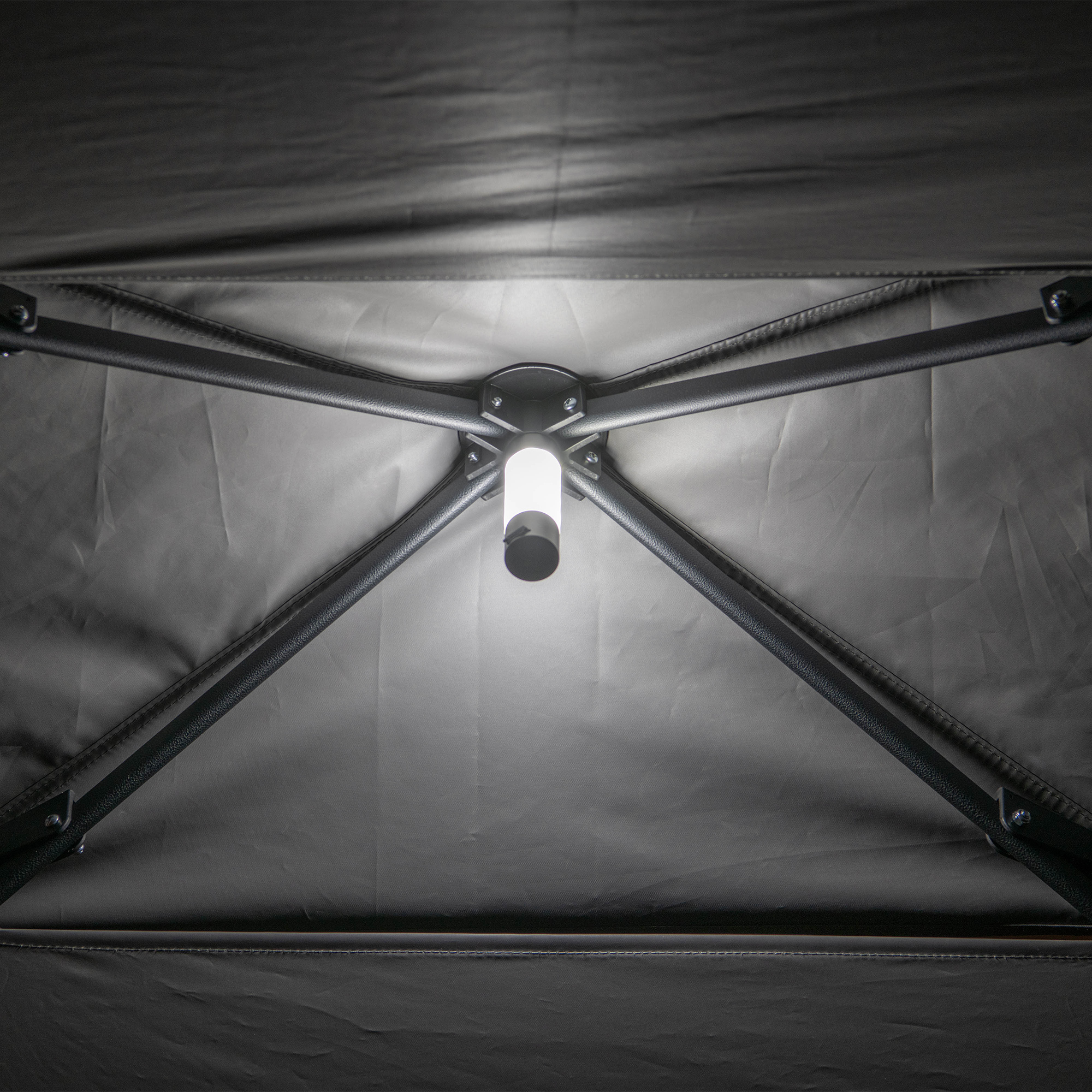 CINTO 250 x 160 cm Grill Gazebo mit Light, grau