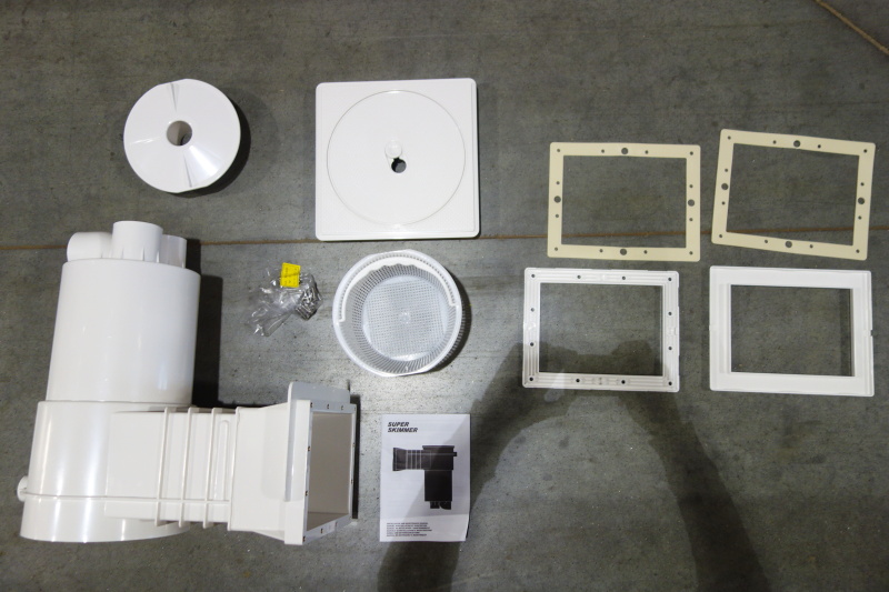Skimmer mit Skim-vac