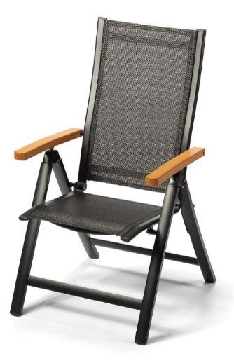 Adjustable aluminium armchair COMFORT