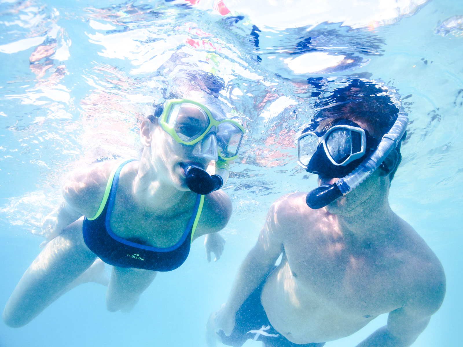 Goggles + snorkel 14+