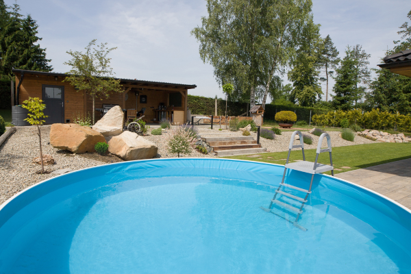 Azuro - 5.0 x 1.2 m, RATTAN, ohne Leiter und Filter, mit seitlich versetzten Öffnungen