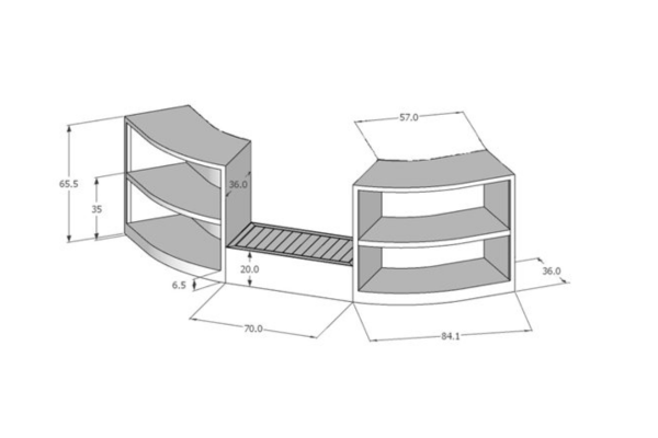 Rattan Furniture für Inflatable Whirpools Deluxe (Octagon)