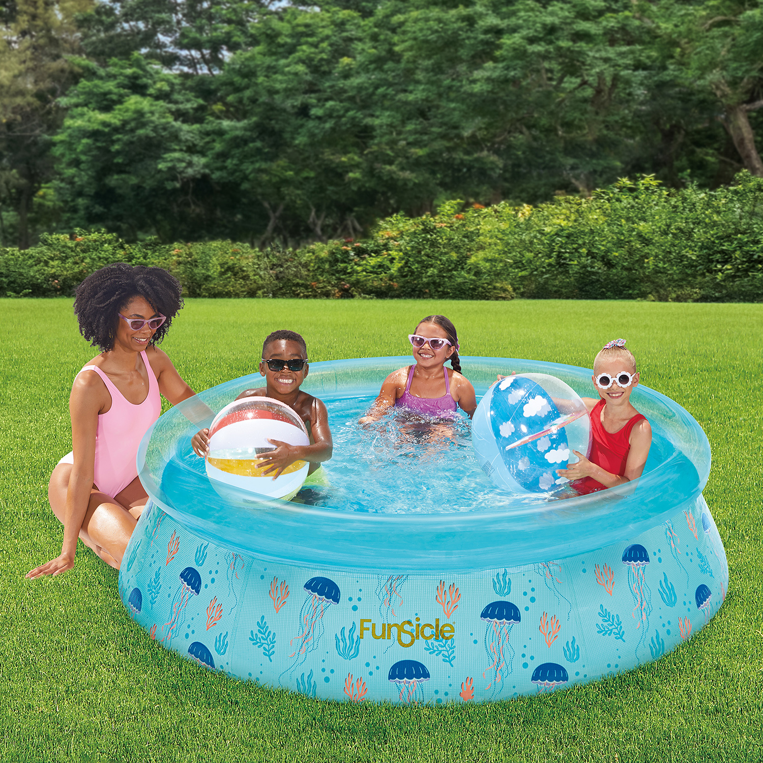 transparent Sea-Thrue Swing pool