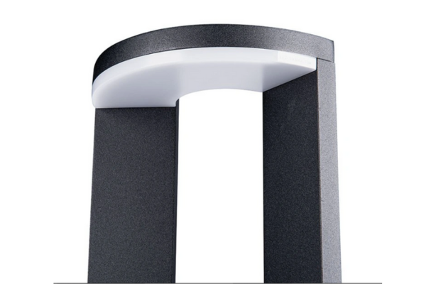 Outdoor post lighting ELBA, schwarz
