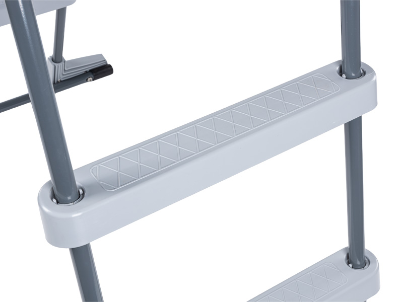Azuro De Luxe Leiter 3-steps - ANTHRACITE - für Pools bis 1,20m Höhe