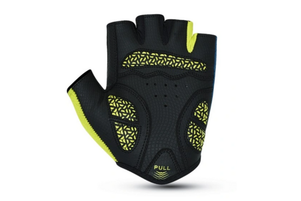 MTF Children's Cycling Gloves, grün/blau, XS