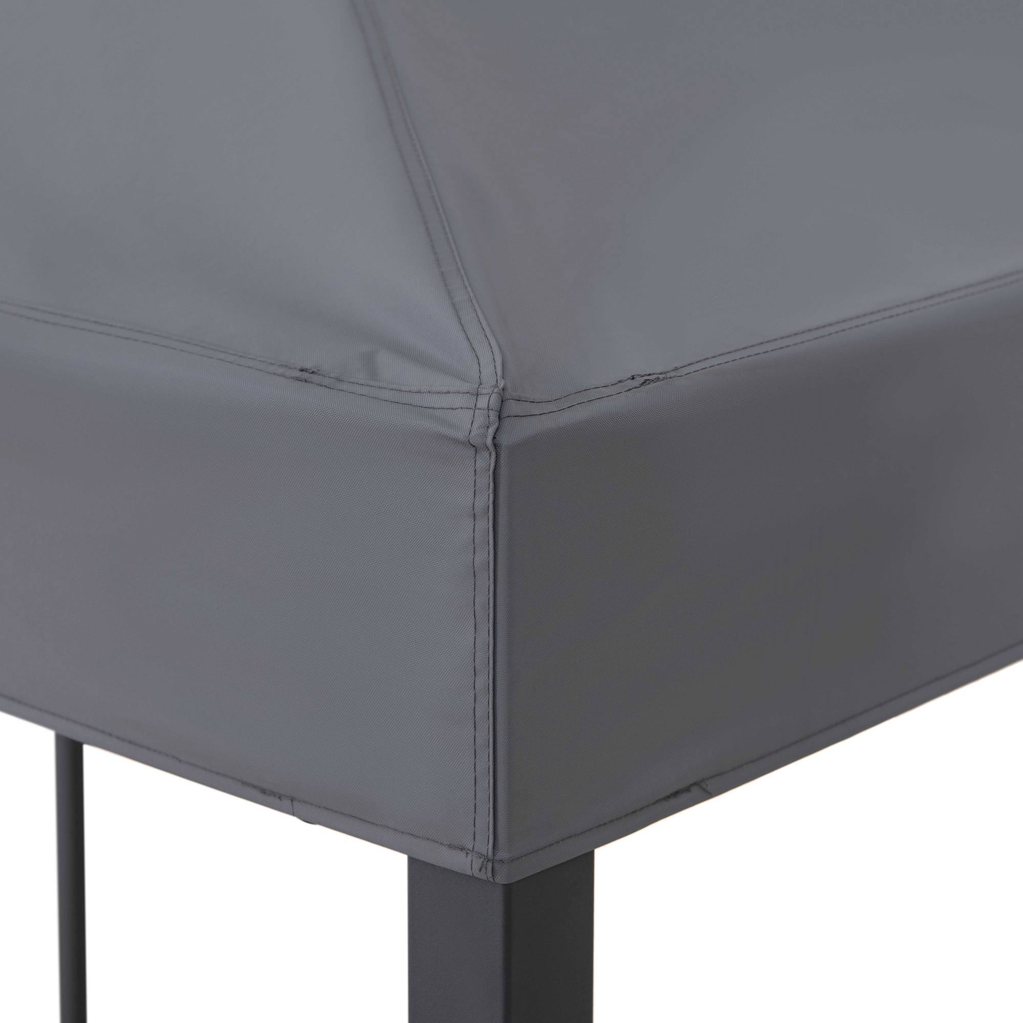 Kabru 220 x 280 cm grau Hot Tub Gazebo